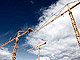 Cranes at The Bravern construction site