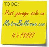 Bellevue/Eastside & Seattle garage sale map | Bellevue WA